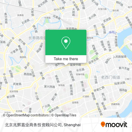 北京兆辉嘉业商务投资顾问公司 map