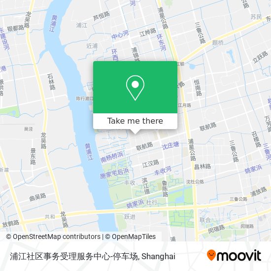 浦江社区事务受理服务中心-停车场 map