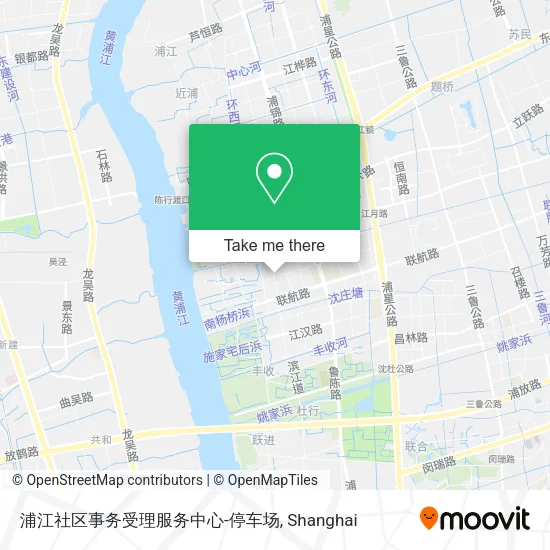 浦江社区事务受理服务中心-停车场 map