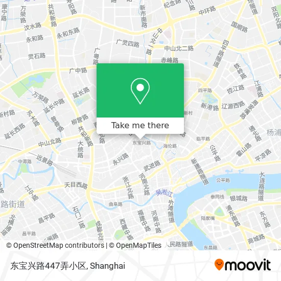 东宝兴路447弄小区 map