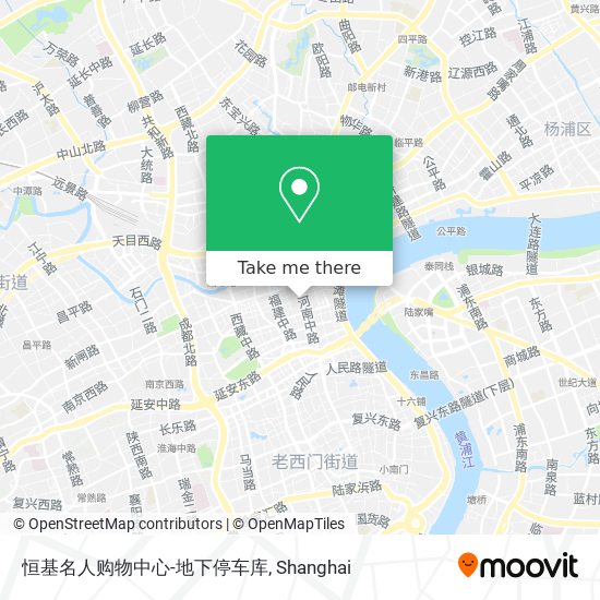 恒基名人购物中心-地下停车库 map