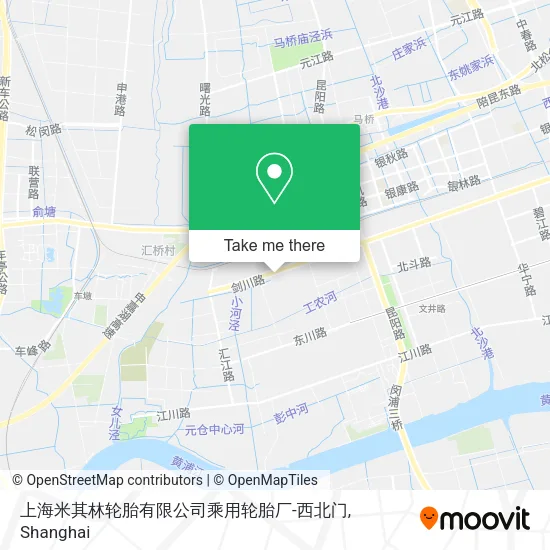 上海米其林轮胎有限公司乘用轮胎厂-西北门 map