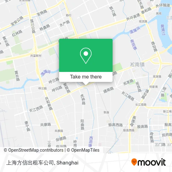 上海方信出租车公司 map