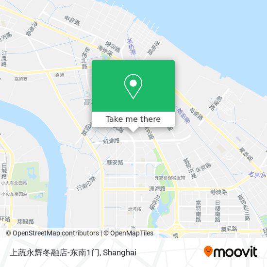 上蔬永辉冬融店-东南1门 map