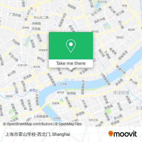 上海市霍山学校-西北门 map