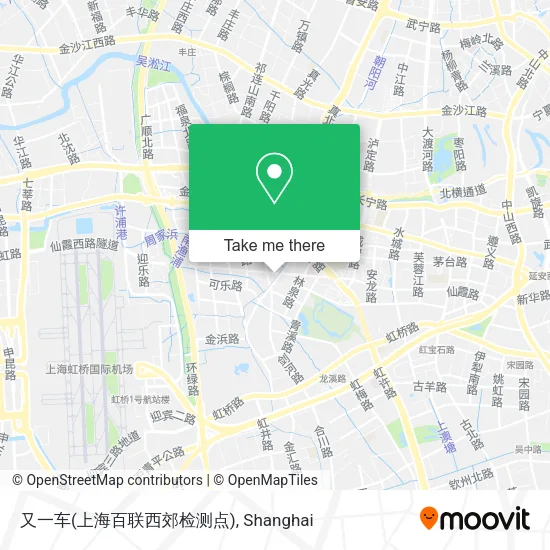 又一车(上海百联西郊检测点) map