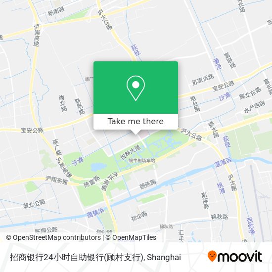 招商银行24小时自助银行(顾村支行) map