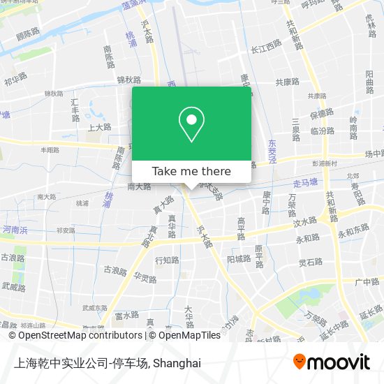 上海乾中实业公司-停车场 map