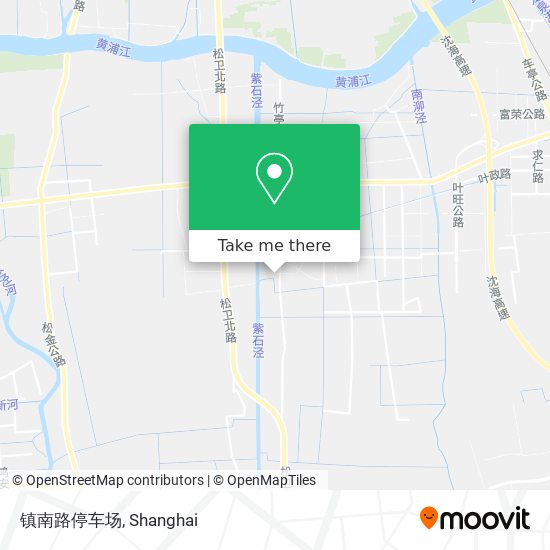 镇南路停车场 map