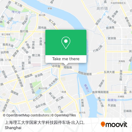 上海理工大学国家大学科技园停车场-出入口 map