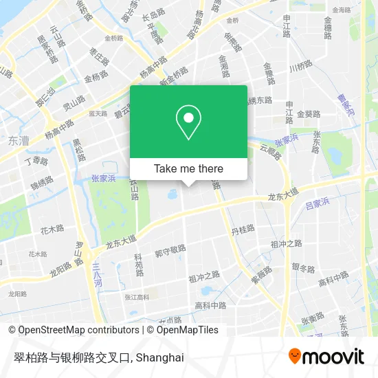 翠柏路与银柳路交叉口 map