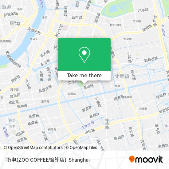 街电(ZOO COFFEE锦尊店) map