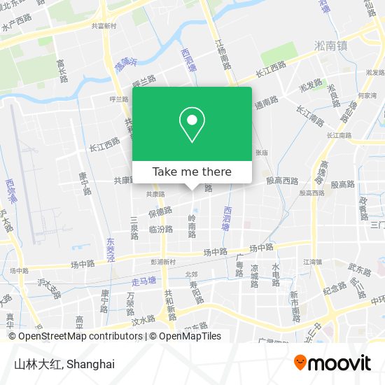 山林大红 map