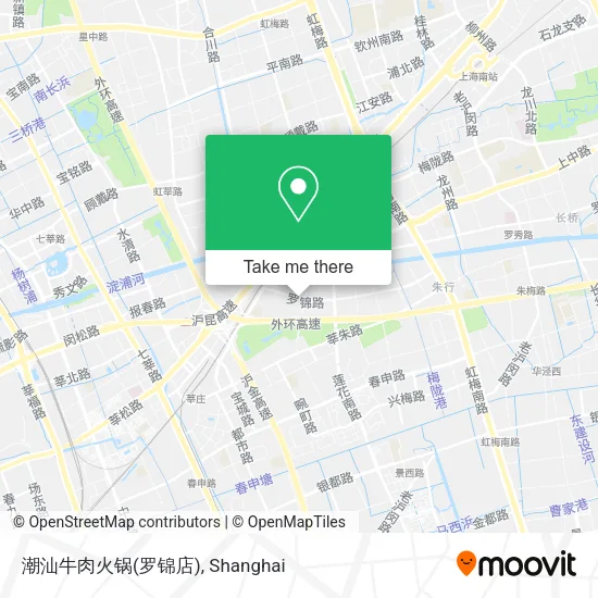 潮汕牛肉火锅(罗锦店) map