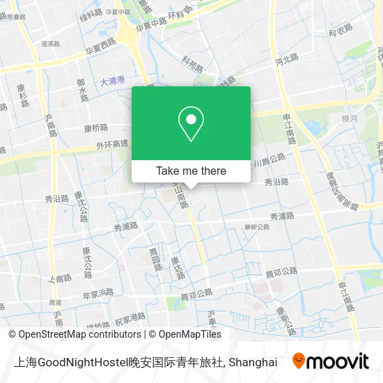 上海GoodNightHostel晚安国际青年旅社 map