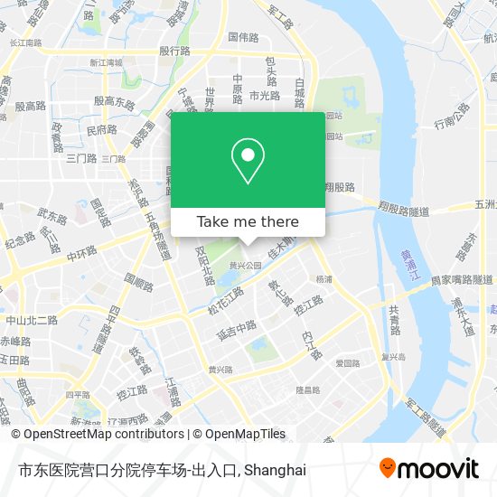 市东医院营口分院停车场-出入口 map