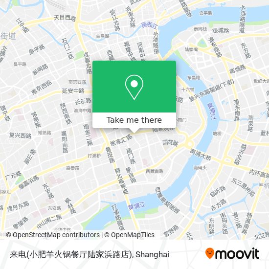 来电(小肥羊火锅餐厅陆家浜路店) map