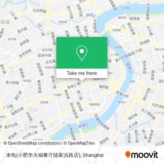 来电(小肥羊火锅餐厅陆家浜路店) map