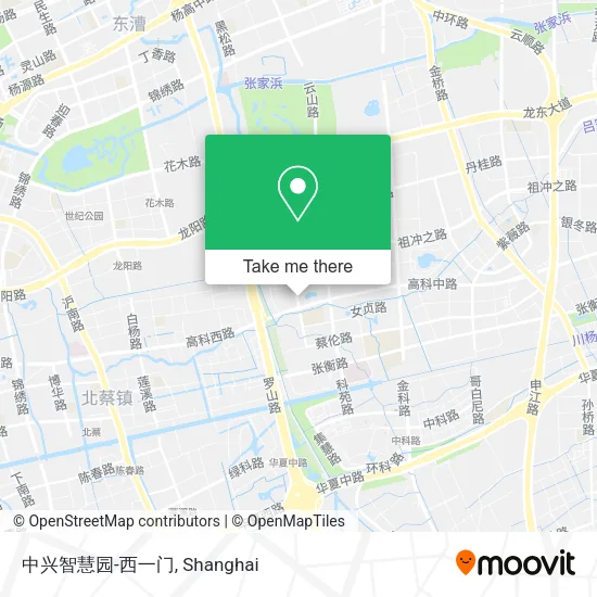 中兴智慧园-西一门 map