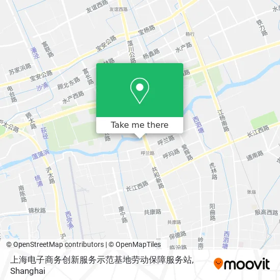 上海电子商务创新服务示范基地劳动保障服务站 map