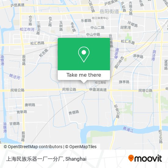 上海民族乐器一厂一分厂 map