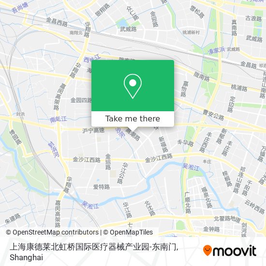 上海康德莱北虹桥国际医疗器械产业园-东南门 map