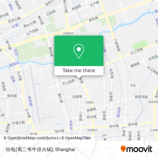 街电(蜀二爷牛排火锅) map