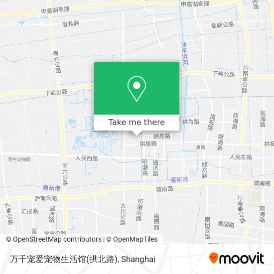 万千宠爱宠物生活馆(拱北路) map