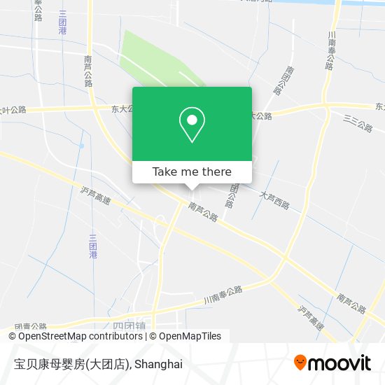 宝贝康母婴房(大团店) map