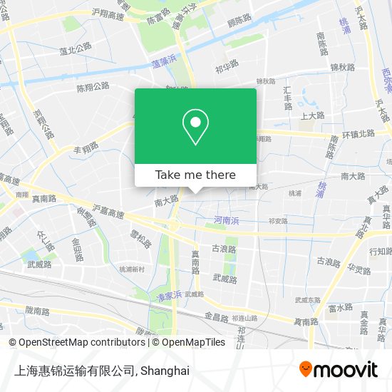 上海惠锦运输有限公司 map