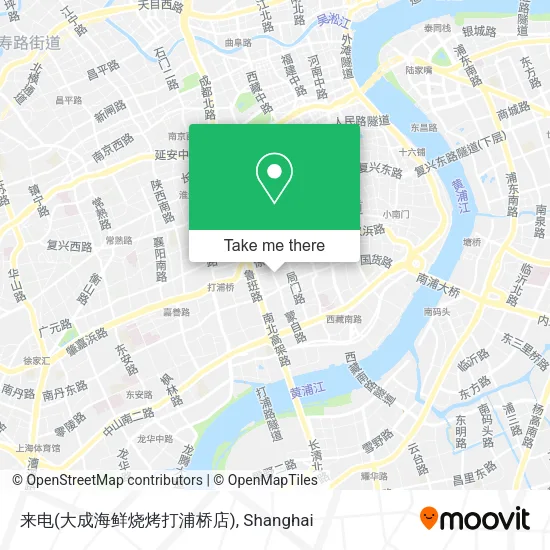 来电(大成海鲜烧烤打浦桥店) map