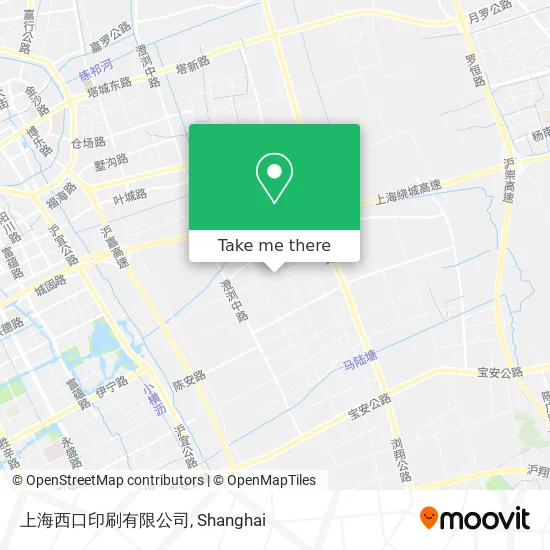 上海西口印刷有限公司 map