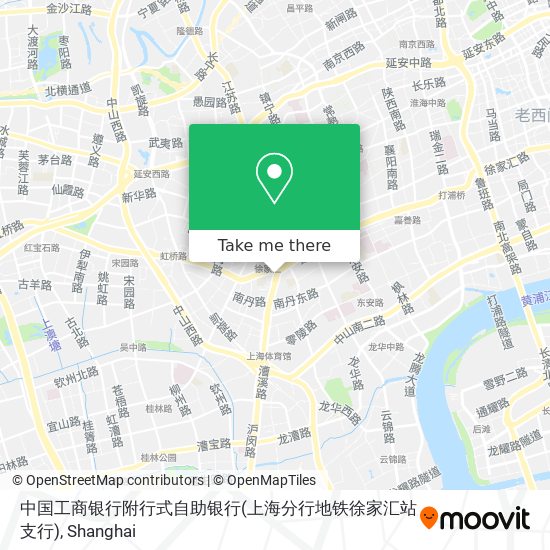 中国工商银行附行式自助银行(上海分行地铁徐家汇站支行) map