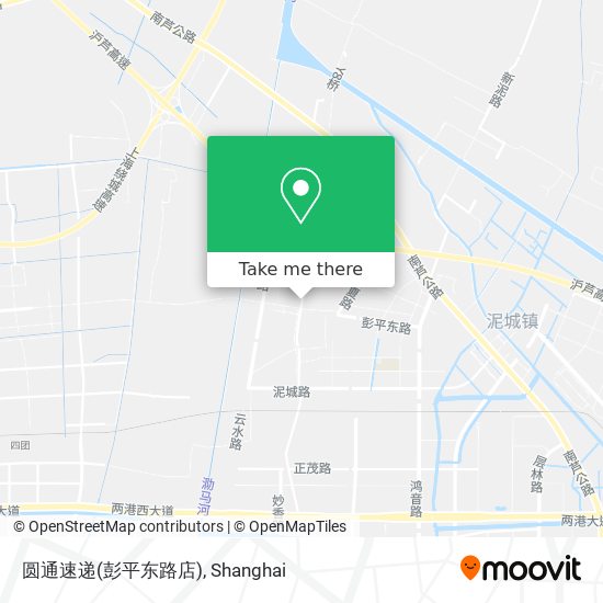 圆通速递(彭平东路店) map