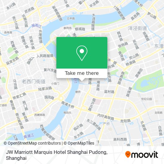 JW Marriott Marquis Hotel Shanghai Pudong map