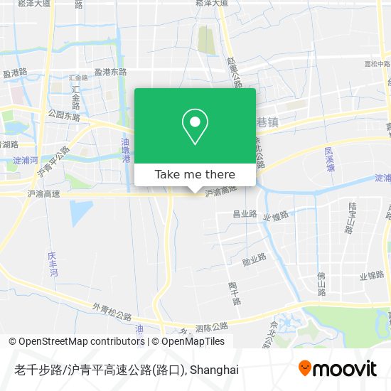 老千步路/沪青平高速公路(路口) map