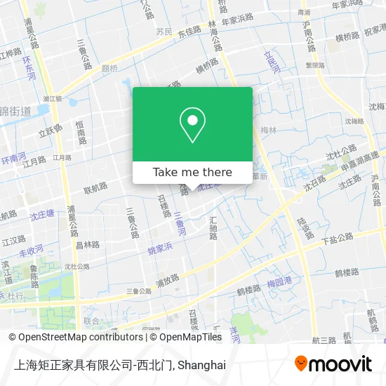 上海矩正家具有限公司-西北门 map