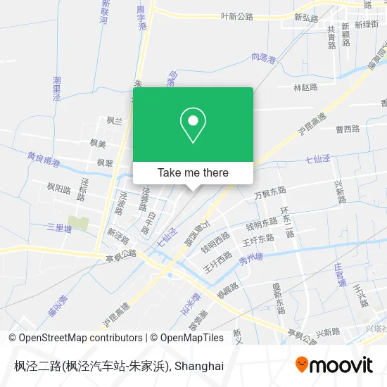 枫泾二路(枫泾汽车站-朱家浜) map