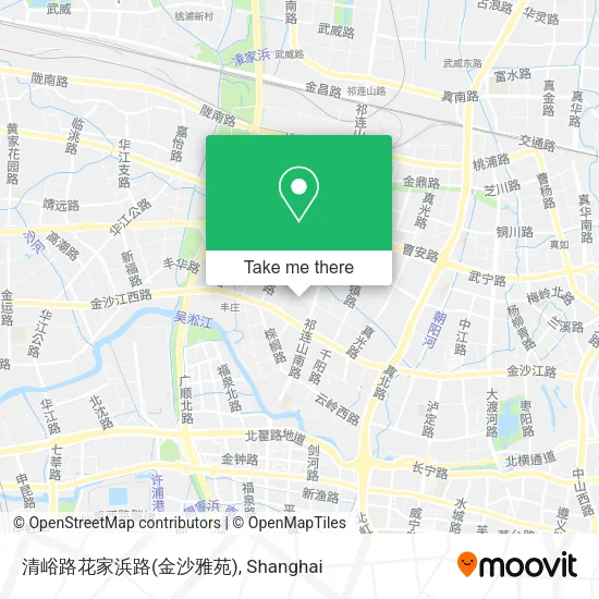 清峪路花家浜路(金沙雅苑) map