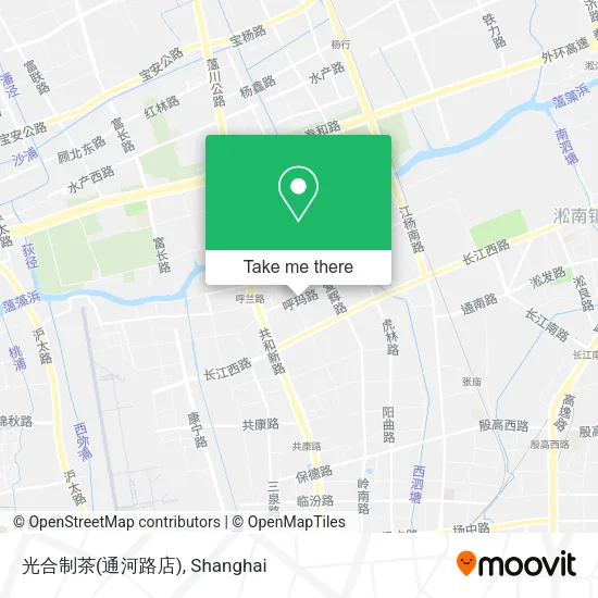光合制茶(通河路店) map