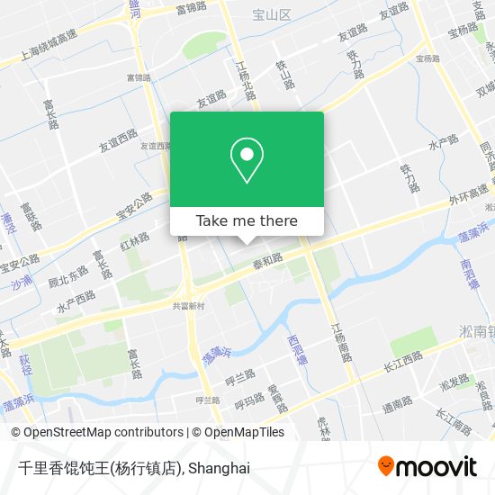 千里香馄饨王(杨行镇店) map