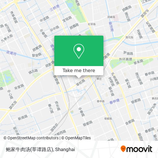 鲍家牛肉汤(莘谭路店) map