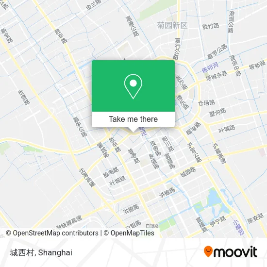 城西村 map