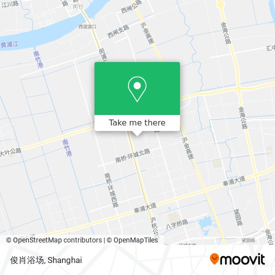 俊肖浴场 map