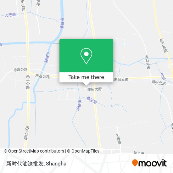 新时代油漆批发 map