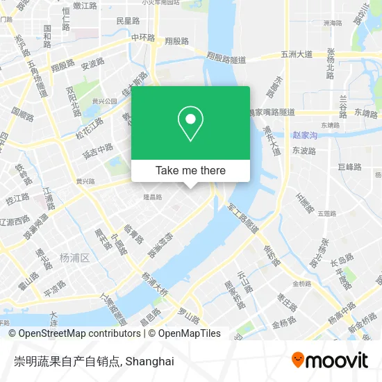 崇明蔬果自产自销点 map