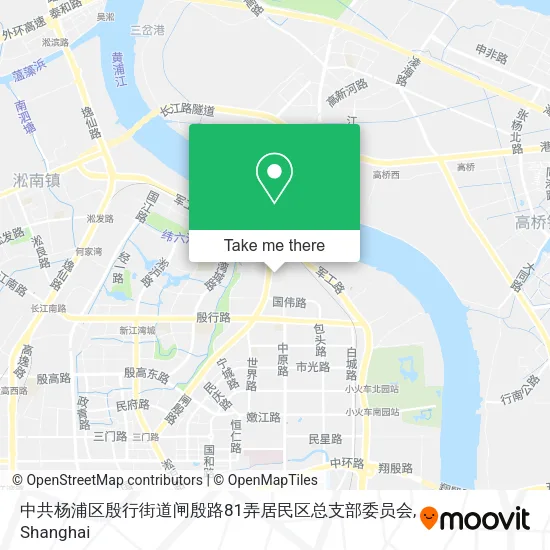 中共杨浦区殷行街道闸殷路81弄居民区总支部委员会 map