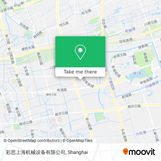 彩思上海机械设备有限公司 map