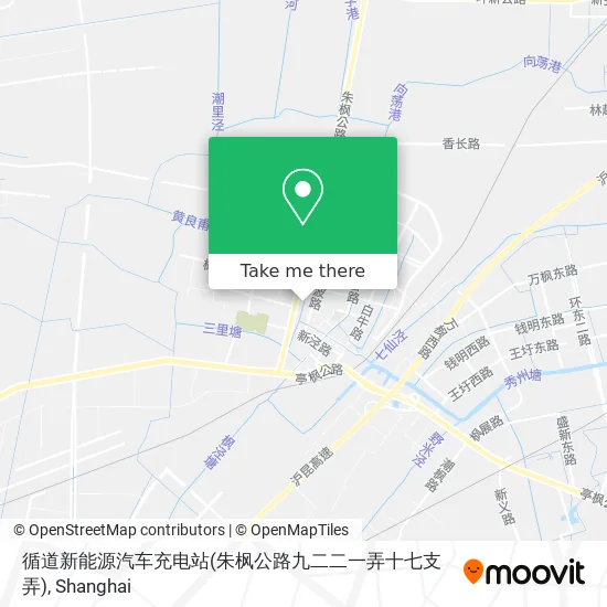 循道新能源汽车充电站(朱枫公路九二二一弄十七支弄) map