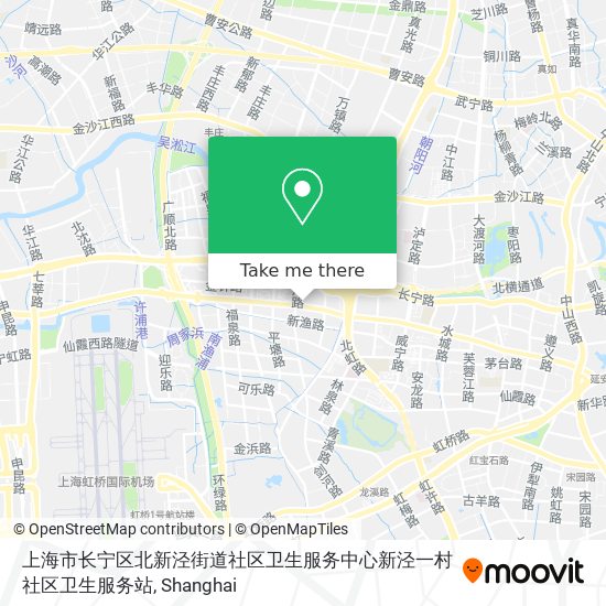 上海市长宁区北新泾街道社区卫生服务中心新泾一村社区卫生服务站 map